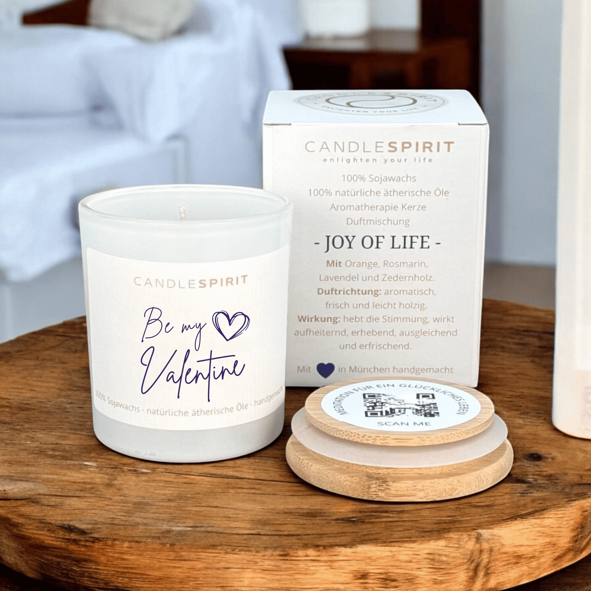 Aromatherapie Kerze "Be my Valentine" Ansicht 2