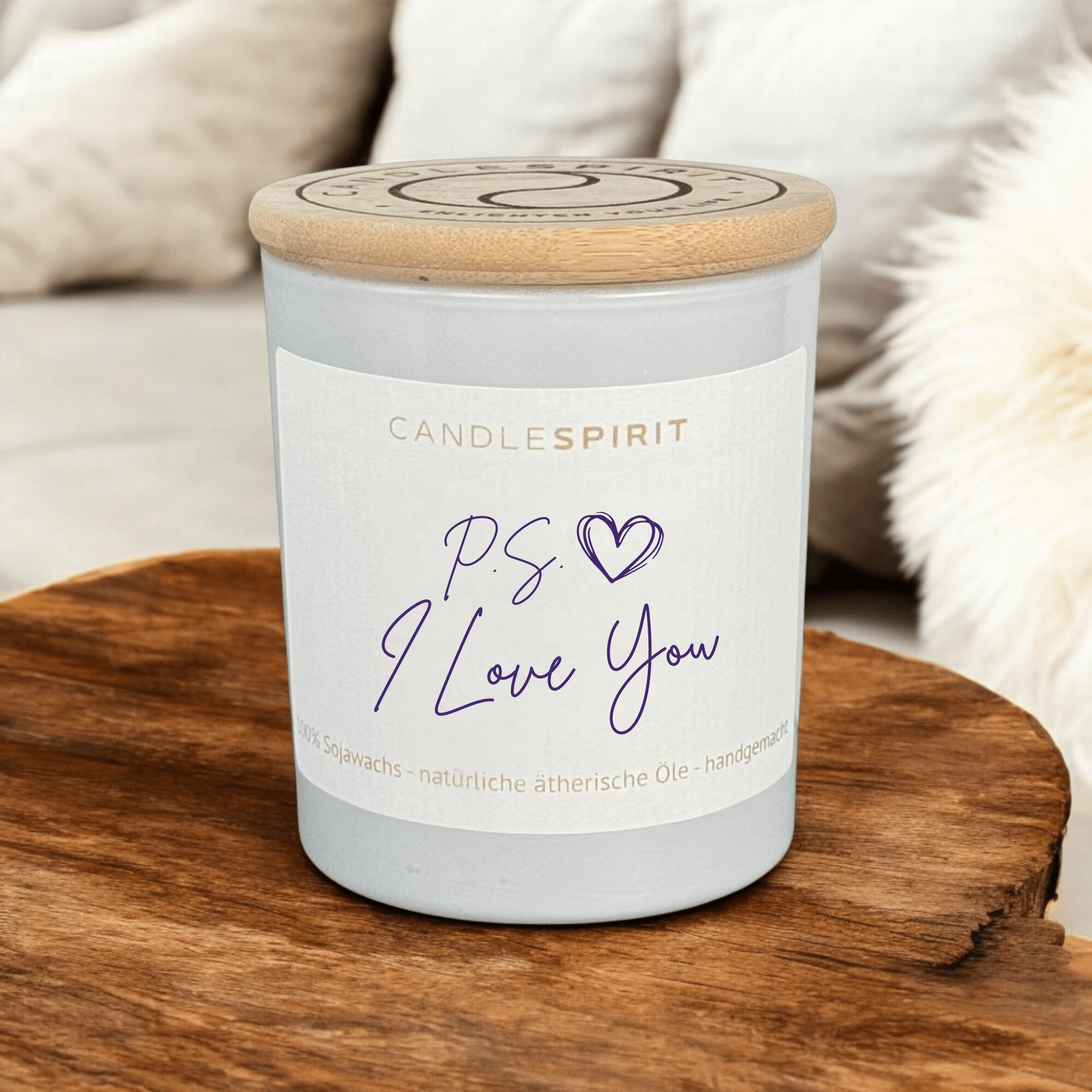 "P.S. I Love You" | Aromatherapie Kerze