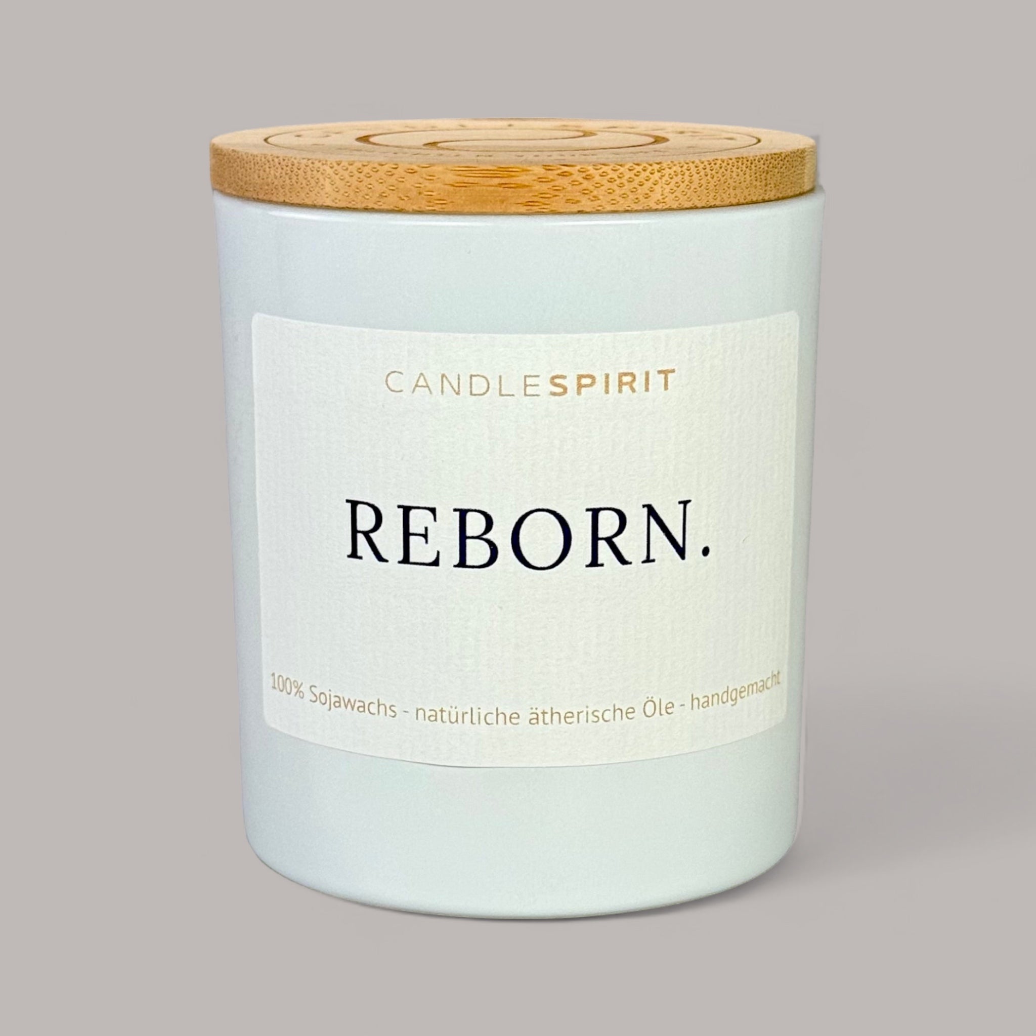 "REBORN." | Aromatherapie Kerze